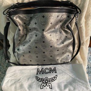 Silver MCM Tote